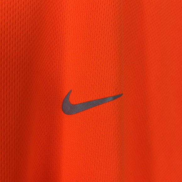 Nike Neon Orange Dry Fit Short sleeve Shirt Size L - Picture 3 of 7